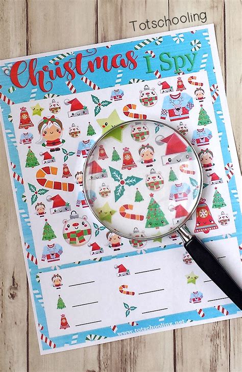 Christmas I Spy Printable