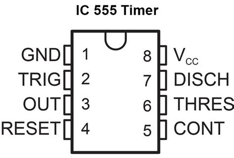 Ic 555 Dan Contoh Rangkaiannya Teknik Elektro