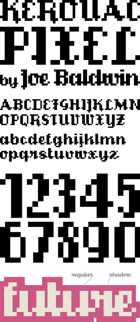 T26 Digital Type Foundry Fonts Kerouac Pixel