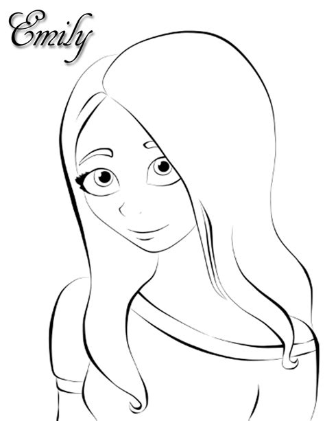 The Name Emily Pages Coloring Pages