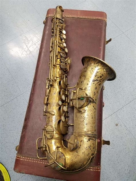 Conn Alto Sax With Naked Lady On Bell Saxophone People