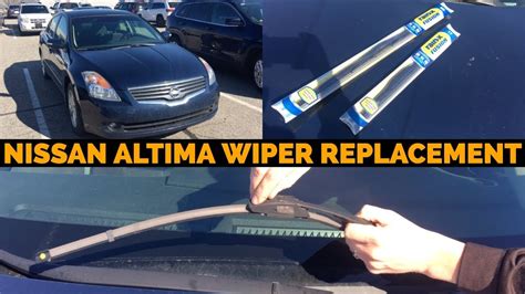 Nissan Altima Windshield Wipers Replacement And Install How To Youtube