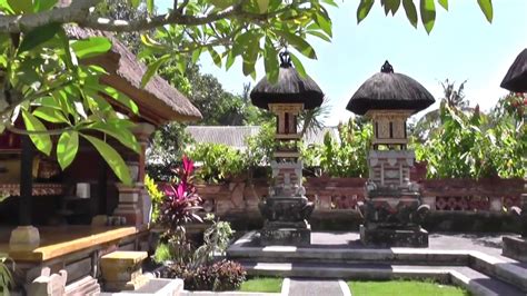Como Es Una Típica Casa Balinesa En Isla De Bali Indonesia Youtube
