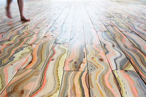 Each Piece Is Hand Marbled Marbelous Wood By Pernille Snedker Hansen