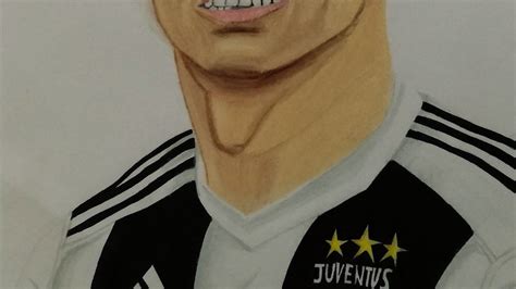 Como Dibujar A Cristiano Ronaldo Juventus Drawing Cr7 Juventus Youtube