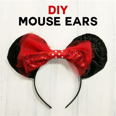 Diy Minnie Mouse Ears Headbands Guide Patterns
