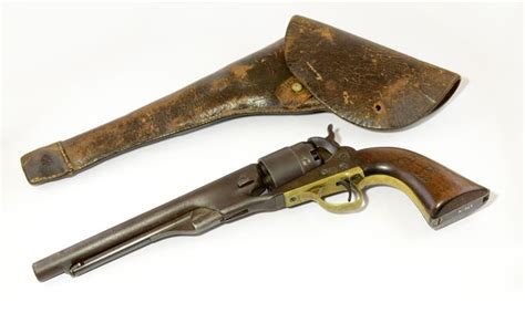 This Colt 1860 Seen With Its Holster Belonged To Civil War General