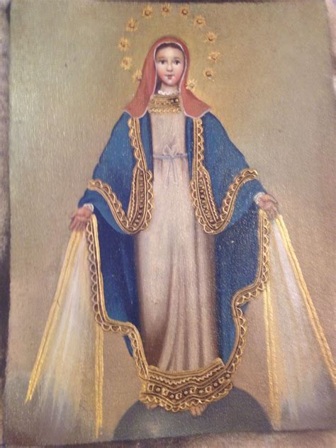 Virgen De La Medalla Milagrosa En Venta Almuarce2002 Óleo