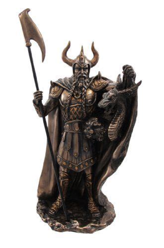 Norse God Pagan Viking Loki Statue Bronze Finish 10 34 Tall By