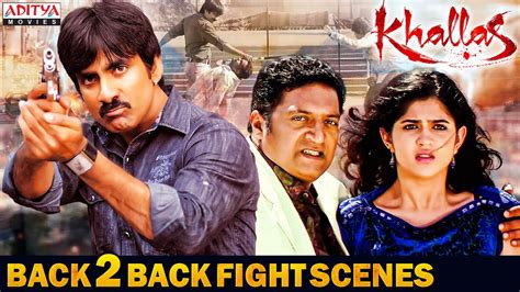 Ravi Teja Latest Superhit Movie Action Scenes Khallas Movie Scenes