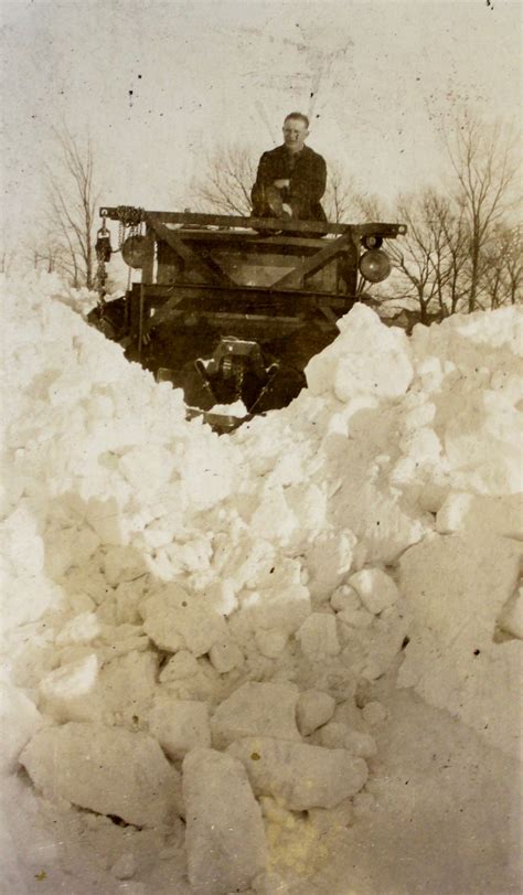 Plowing Through Deep Snow In Clayton