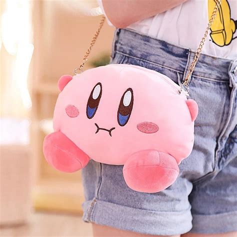 Kirby Crossbody Purse Bag Custom Kirby Pink Chain Bag Cute Etsy