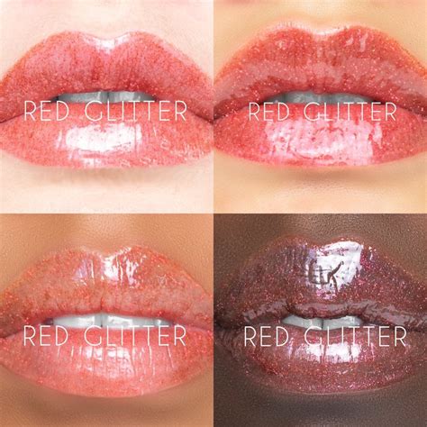 Senegence Glitter Gloss Red Glitter Red Lipsense