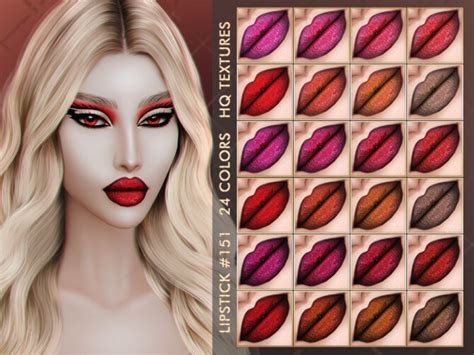 Halloween Lipstick 151 By Julhaos At Tsr Sims 4 Updates