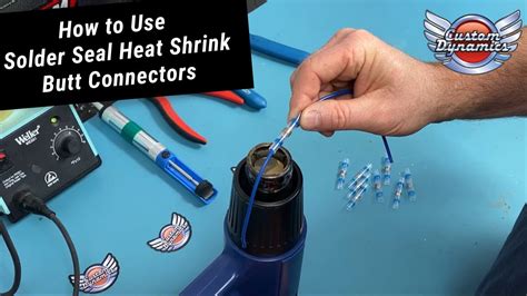 How To Use Solder Seal Heat Shrink Butt Connectors Youtube