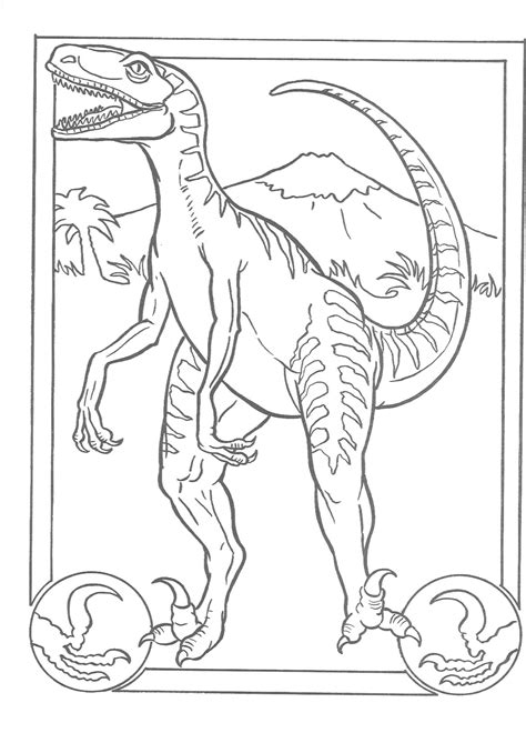 Jurassic Park Official Coloring Page Jurassic Park Photo 43330769 Fanpop