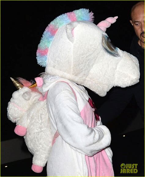 Nina Dobrev Dresses As A Unicorn For Kate Hudsons Halloween Party