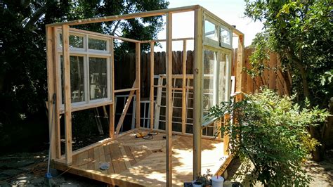 Which greenhouse covering is best for your diy project? Walls done, first windows. | Recycled window, Diy ...