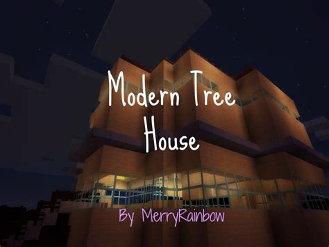 Modern Tree House Minecraft Map
