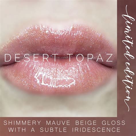 Desert Topaz Gloss Colorful Makeup Glossy Makeup Lipsense Gloss