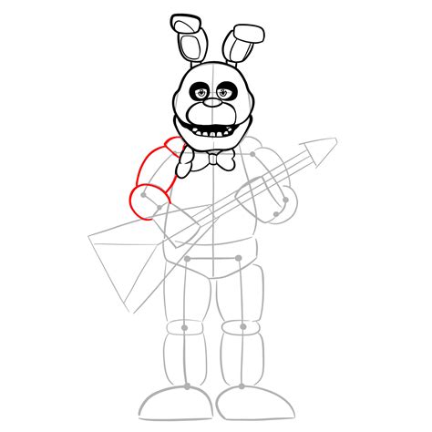 How To Draw Bonnie Fnaf Sketchok Easy Drawing Guides
