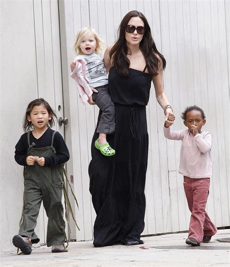 It's been a little over a year since we last got a glimpse of angelina jolie and her six children together, but this past monday, the actress attended a. Angelina Jolie with her kids | sussurroeterno