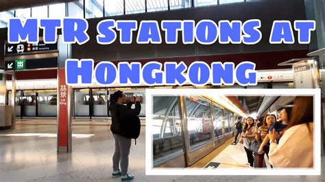 Mtr Stations At Hongkong One Busy Morning At Hongkong Youtube