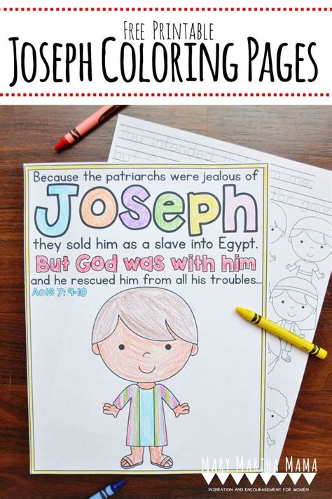 › visit amazon's lynn joseph page. Joseph Coloring Pages (Free Printables!) - Mary Martha ...