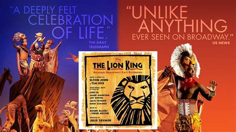 01 Circle Of Life The Lion King Original Broadway Cast Recording