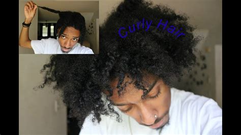 How To Black Men Curly Hair Tutorial YouTube