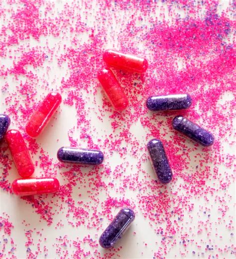 Glitter Pill Jello Shots A Subtle Revelry