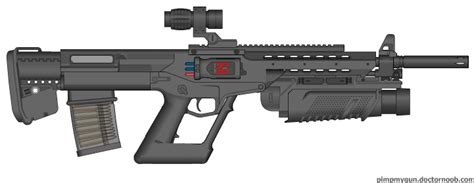 Digital Bullpup Assault Rifle By Warkom On Deviantart