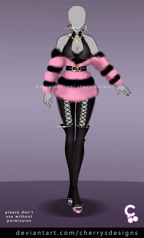 [closed] 24h auction outfit adopt 1241 by cherrysdesigns on deviantart in 2021 character