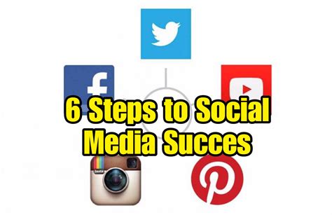 Social Media Success 6 Steps To Success Paint Amigo