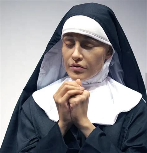 Life Size Nuns Christianity Mother Teresa Wax Statue Realistic Prop Display 11 1590000