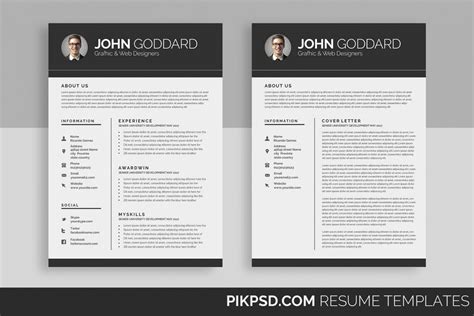 Cv format pick the right format for your situation. Resume/CV (2 Page) by Business Templates | Design Bundles
