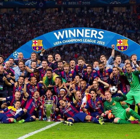 Fc Barcelona Wins The Champions League 32 Pics