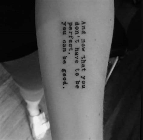 Getting tattoos on your forearm can be fashionable and this isn't confined to particular gender orientation. 150+ Short Quote Tattoos For Guys (2021) Inspirational Designs