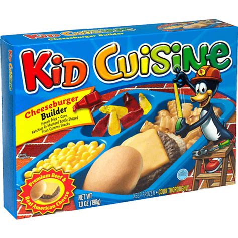 Kid Cuisine Kcs Constructor Cheesebeef Pattybun Frozen Dinner 70