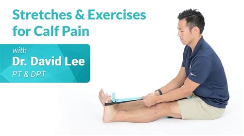 Simple Stretches Exercises For Calf Pain Relief Youtube