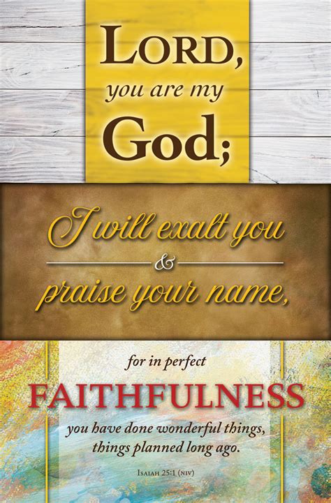Church Bulletin 11 Inspirational Worship You Are My God Pack Of 100