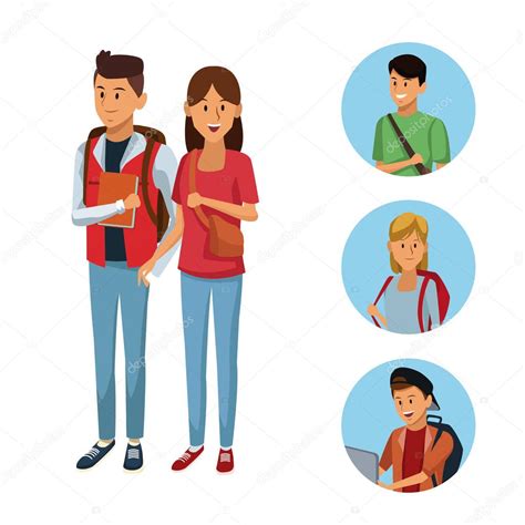 ⬇ descargue fotos de dibujos animados estudiando gran banco de imágenes de stock millones de fotos sin royalties de la mejor calidad a precios asequibles Imágenes: jovenes estudiantes animadas | dibujos animados ...