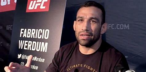 fabricio werdum comments on potential ufc anti doping policy violation ufc and