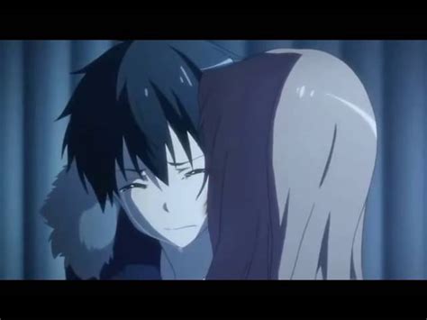Kirito and yui are finally reunited with their beloved asuna, but that's not the end. Kirito and Asuna kiss - clipzui.com