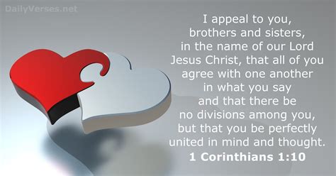 1 Corinthians 110 Bible Verse