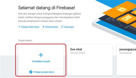 Mengenal Firebase Google Dan Cara Membuatnya Dengan Javascript Appkey