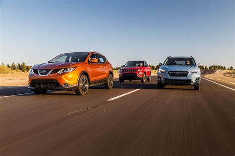 No Mans Land Jeep Compass Vs Subaru Crosstrek Vs Nissan Rogue Sport