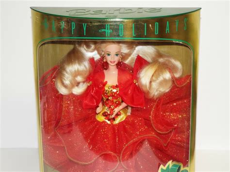 Christmas Happy Holidays Barbie Doll Special Edition 10824 Mattel 1993 Ebay