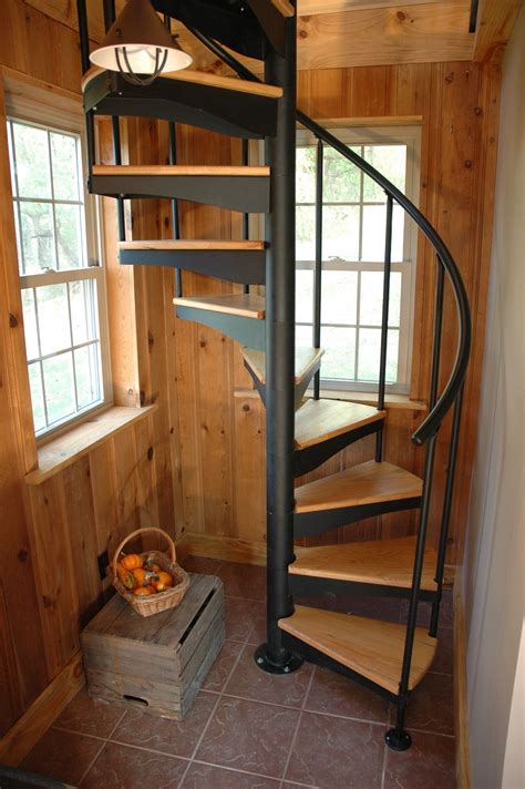 4 Standard Classic Steel Spiral Staircase Tiny House Stairs Stairs