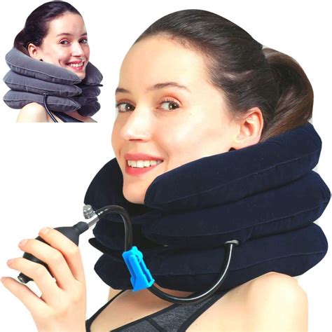 Medized® Cervical Neck Traction Device And Collar Brace Fda Approved